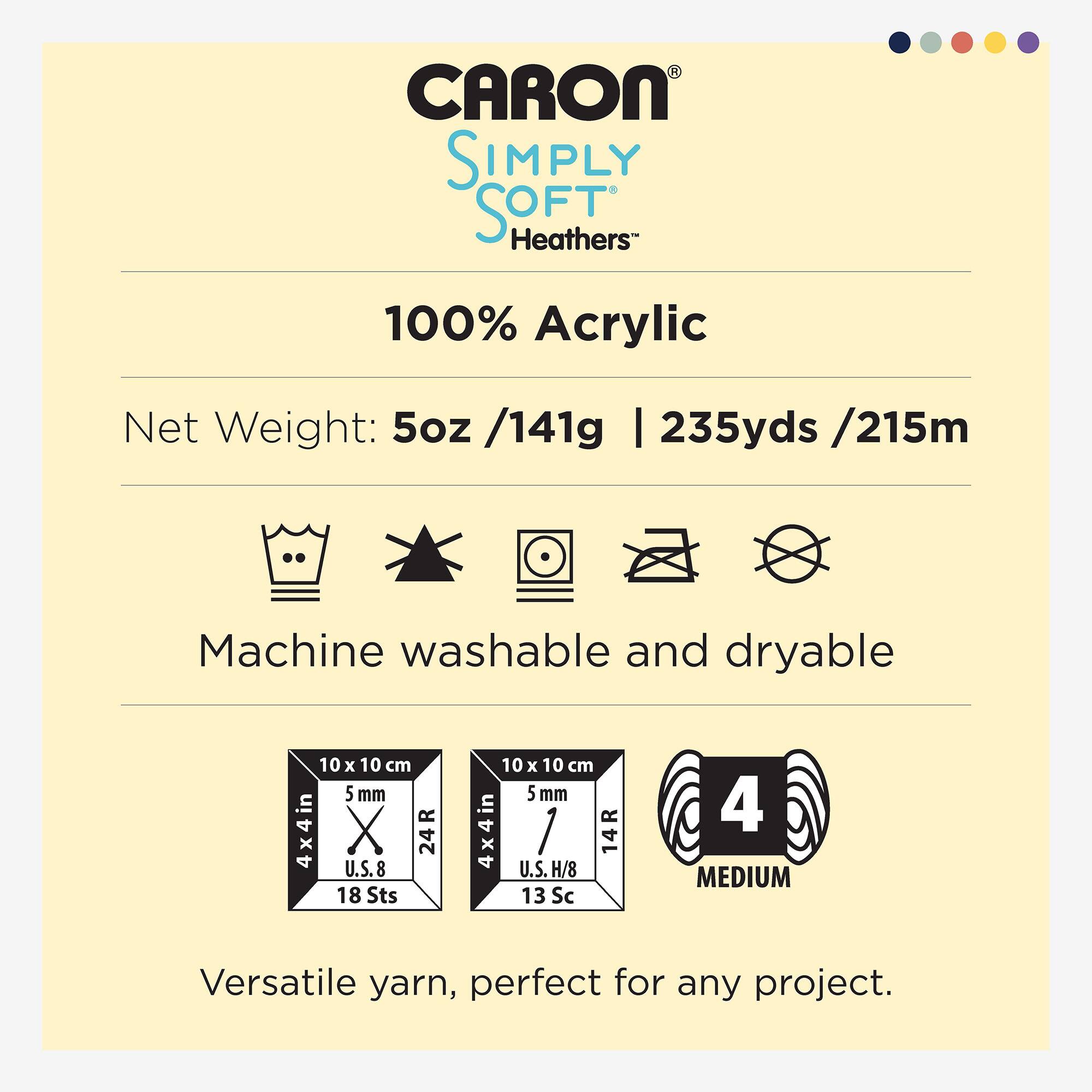 Caron® Simply Soft® Gray Heather Yarn